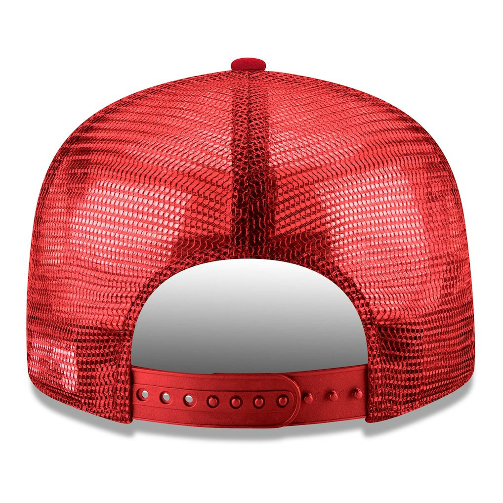 Chicago Bulls Core Logo Meshback 9FIFTY Snapback Hat - Red | New Era cheap