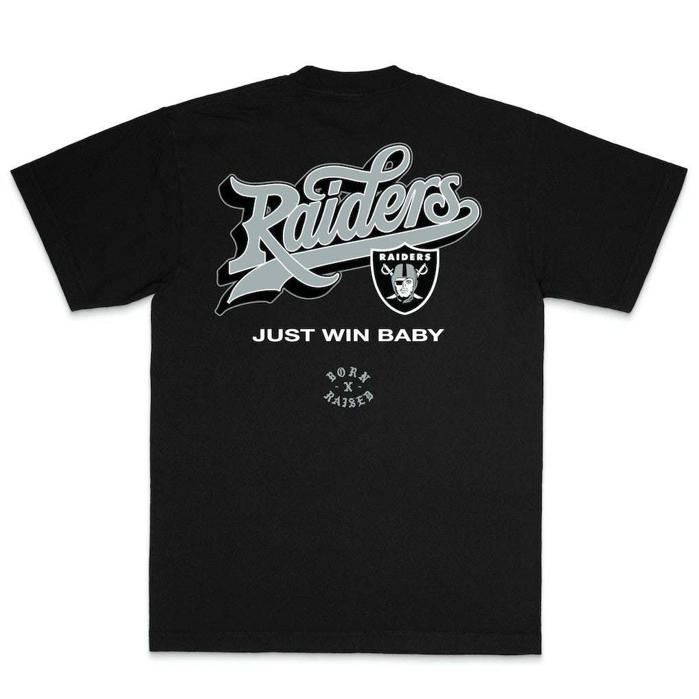 Las Vegas Raiders Born x Raised Unisex Pro Script T-Shirt - Black on sale