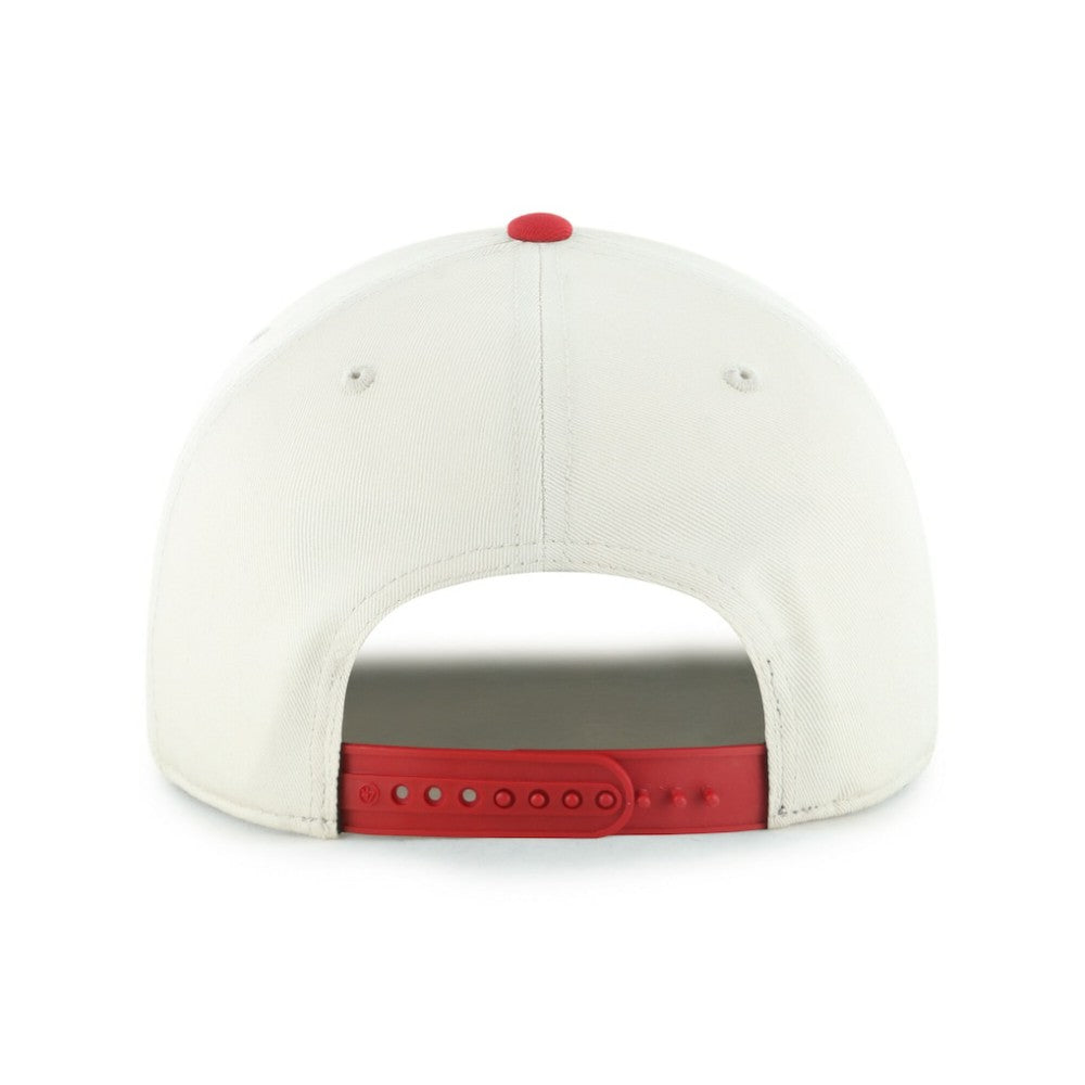 Washington Nationals Youth Frame Out Hitch Adjustable Hat - Natural/Red | 47 brand
