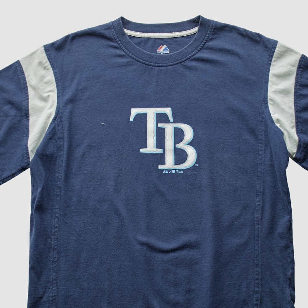 Tampa Bay Rays Majestic 2009 T-Shirt - Navy Vintage
