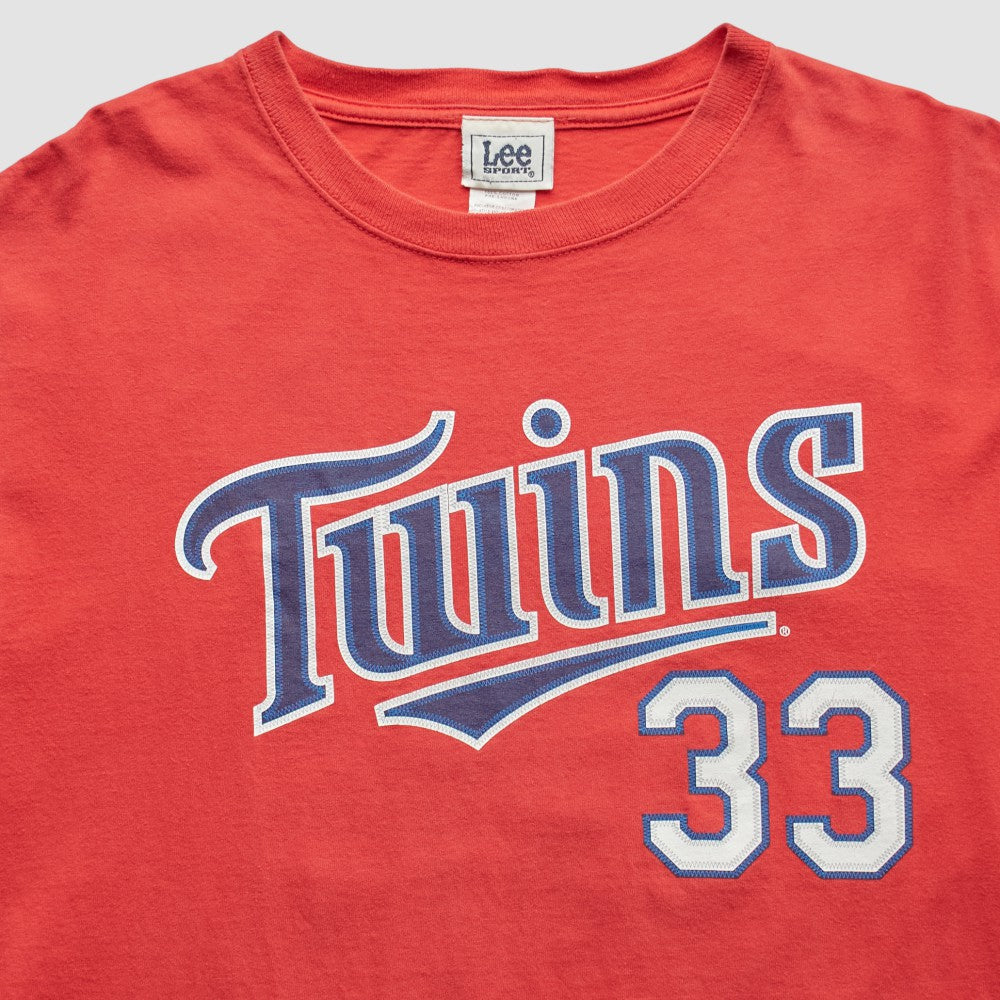 Minnesota Twins Lee Apparel 2000s T-Shirt - Red Vintage