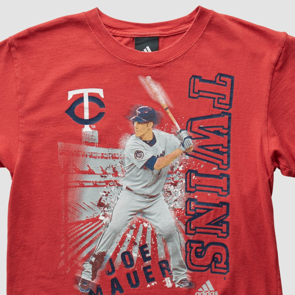 Minnesota Twins Adidas 2000s T-Shirt - Red Vintage