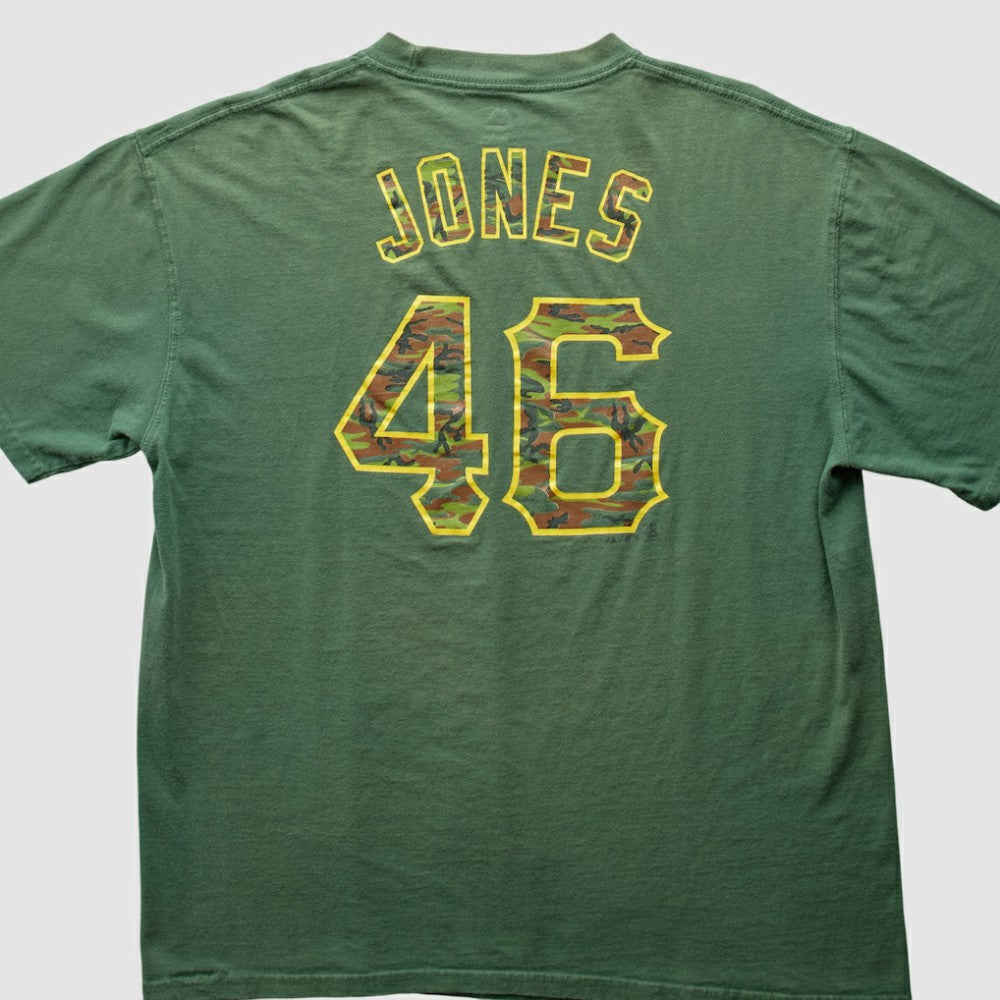 Pittsburgh Pirates Majestic 2000s T-Shirt - Green Vintage