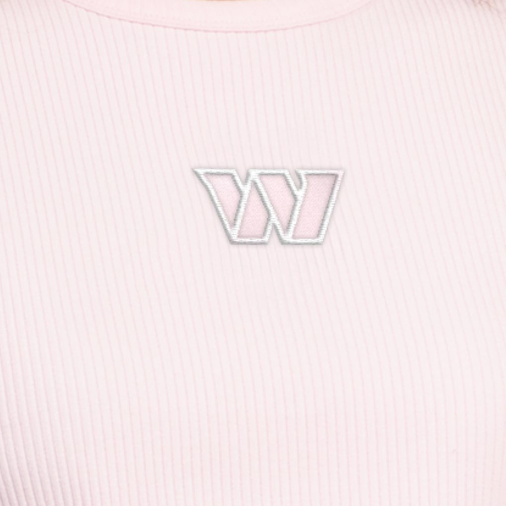 Washington Commanders Starter Women's Travel Pastels Cropped Tank - Pastel Pink for sale