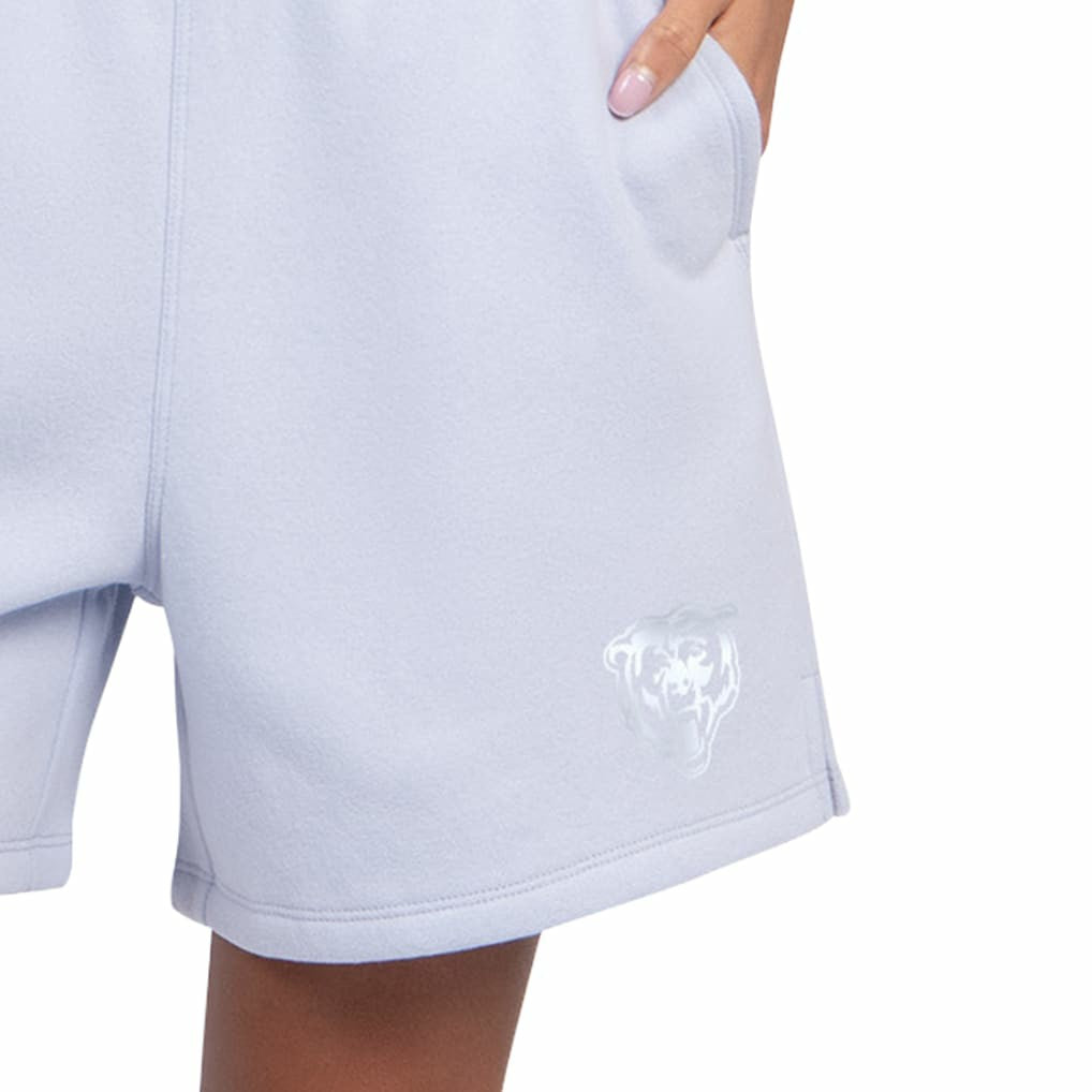 Chicago Bears Starter Women's Travel Pastels Fleece Short - Pastel Blue sale