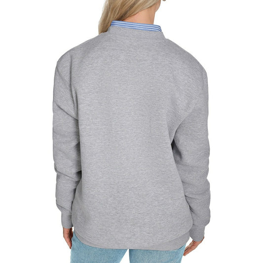 Detroit Pistons Starter Women's Arch Stripe Fleece Crewneck Sweatshirt sale - Gray discount