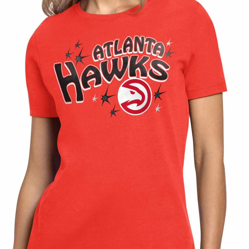 Atlanta Hawks Starter Women's Fireworks T-Shirt - Red discount