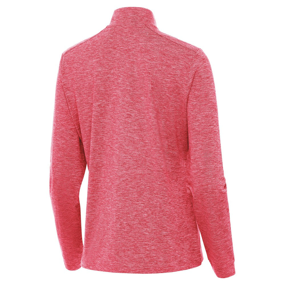 Spain National Team Antigua Women's Quarter-Zip Pullover - Heather Red on sale