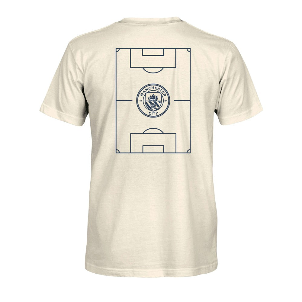 Manchester City 1863FC Own the Pitch Heavyweight T-Shirt - Cream online