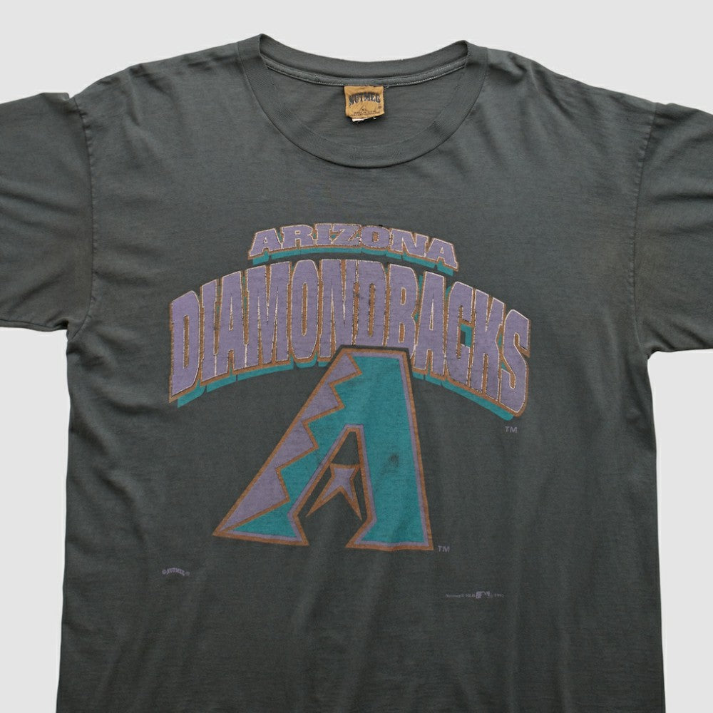 Arizona Diamondbacks Nutmeg Mills 90s T-shirt - Charcoal Vintage