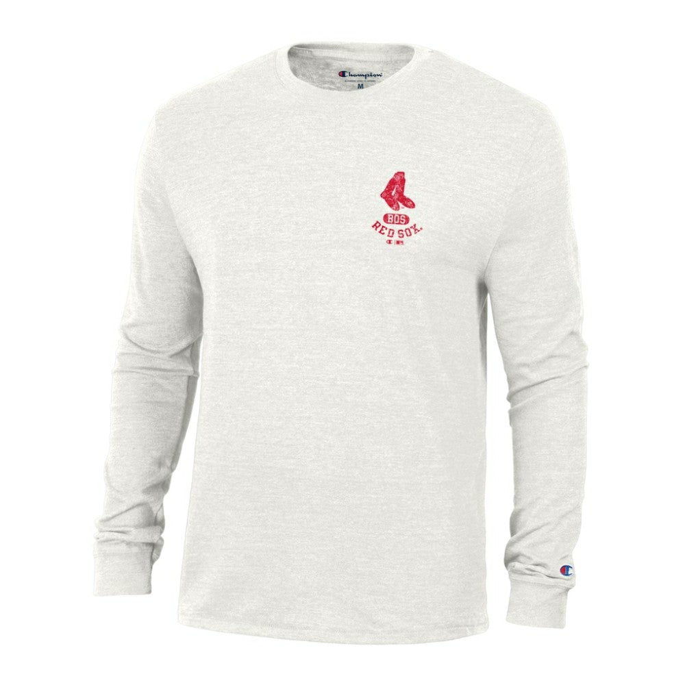 Boston Red Sox Champion Cooperstown Winning Tradition Tri-Blend Long Sleeve T-Shirt - White