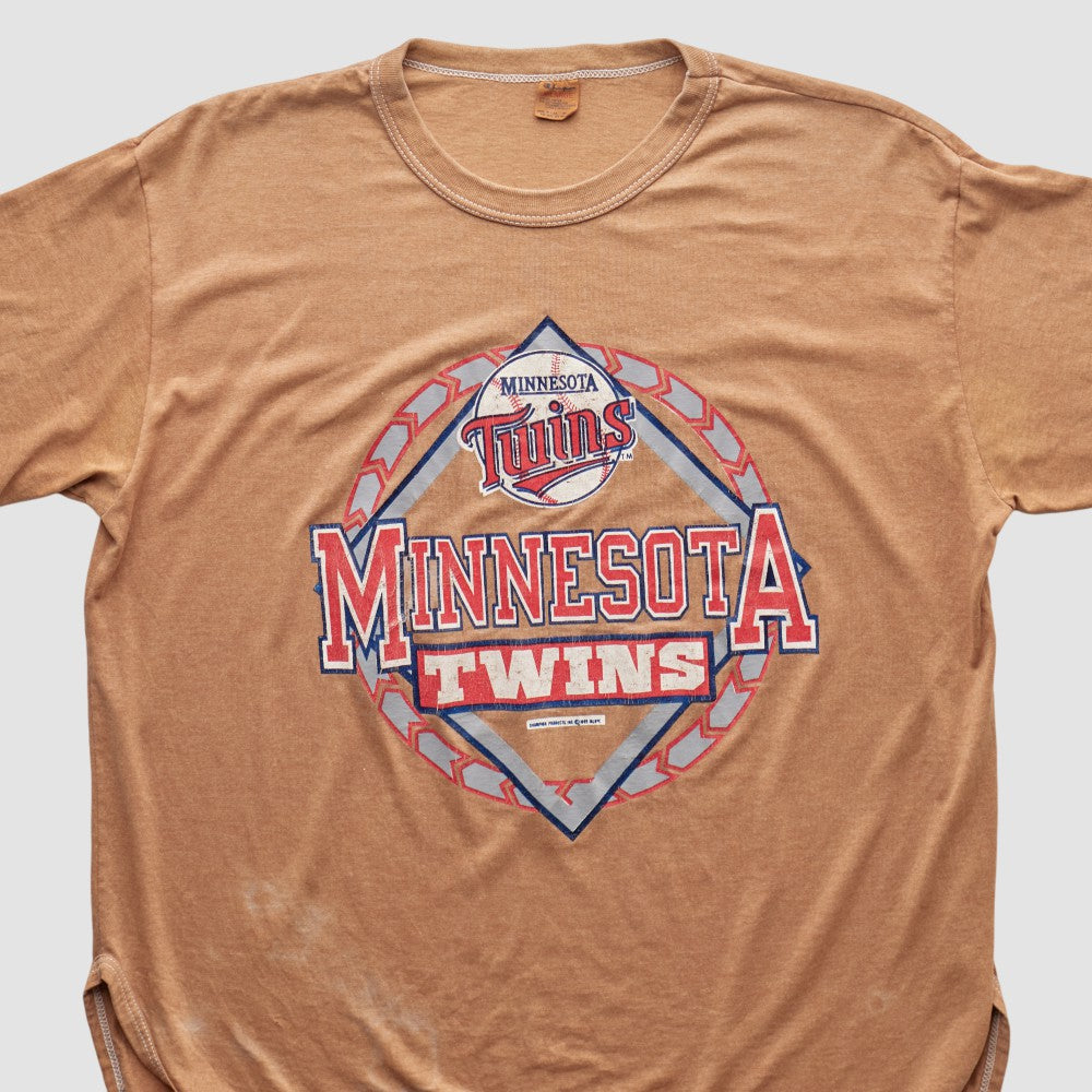 Minnesota Twins Champion 90s T-shirt - Tan Vintage