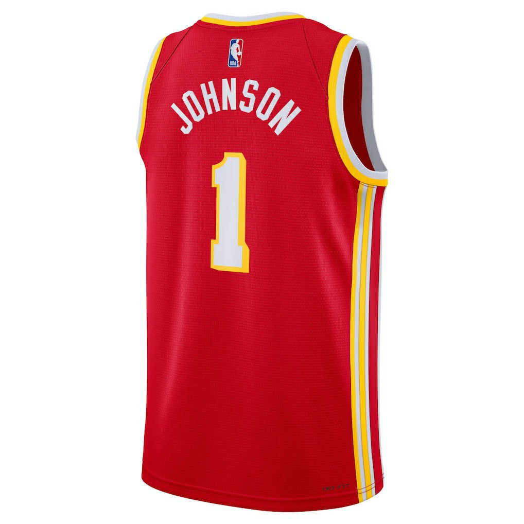 Jalen Johnson Atlanta Hawks Unisex Swingman Jersey - Icon Edition - Red | Nike discount