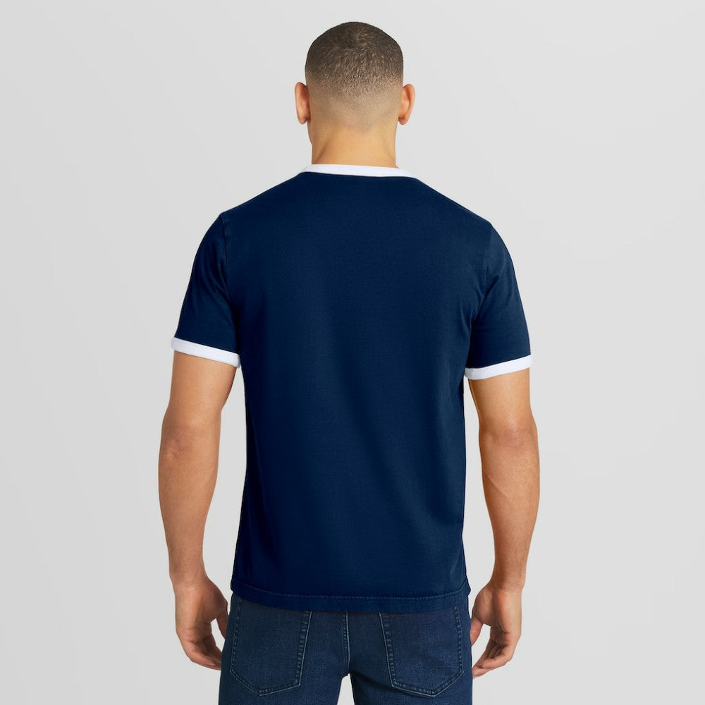 Atlanta Braves Darius Rucker Collection Washed Ringer T-Shirt - Navy