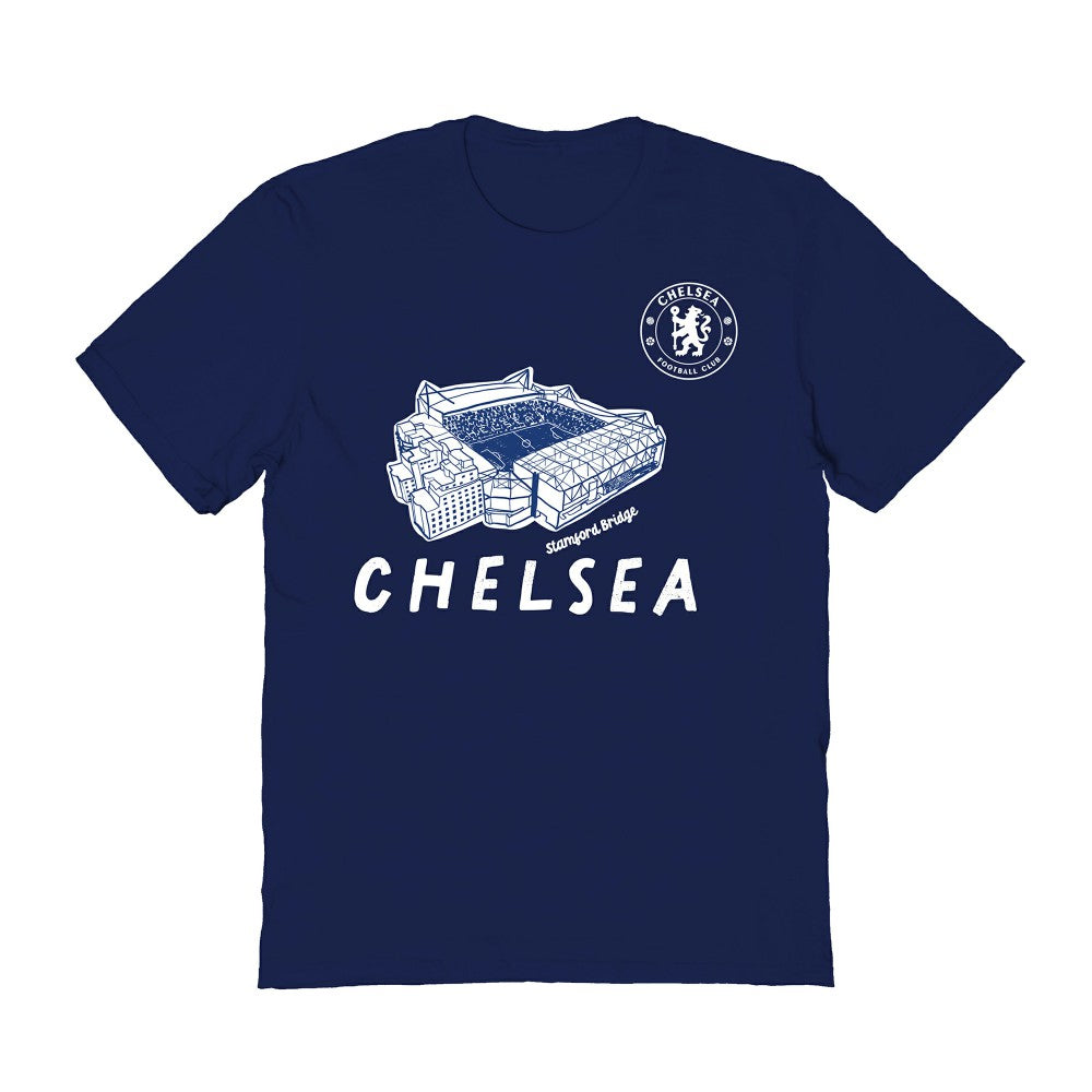 Chelsea Vive La Fete Women's Stadium Style T-Shirt - Navy online