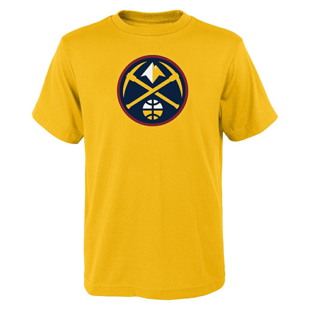 Denver Nuggets Outerstuff Youth Primary Logo T-Shirt sale - Yellow cheap