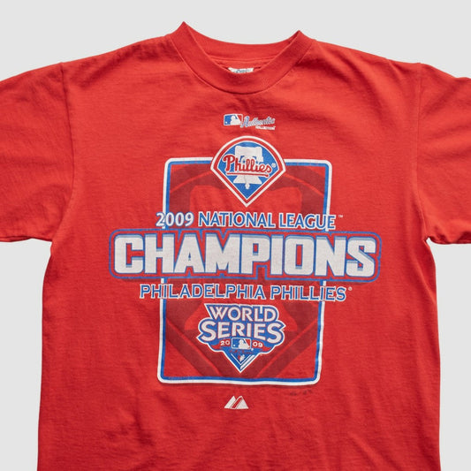 Philadelphia Phillies Delta 2009 T-shirt - Red Vintage