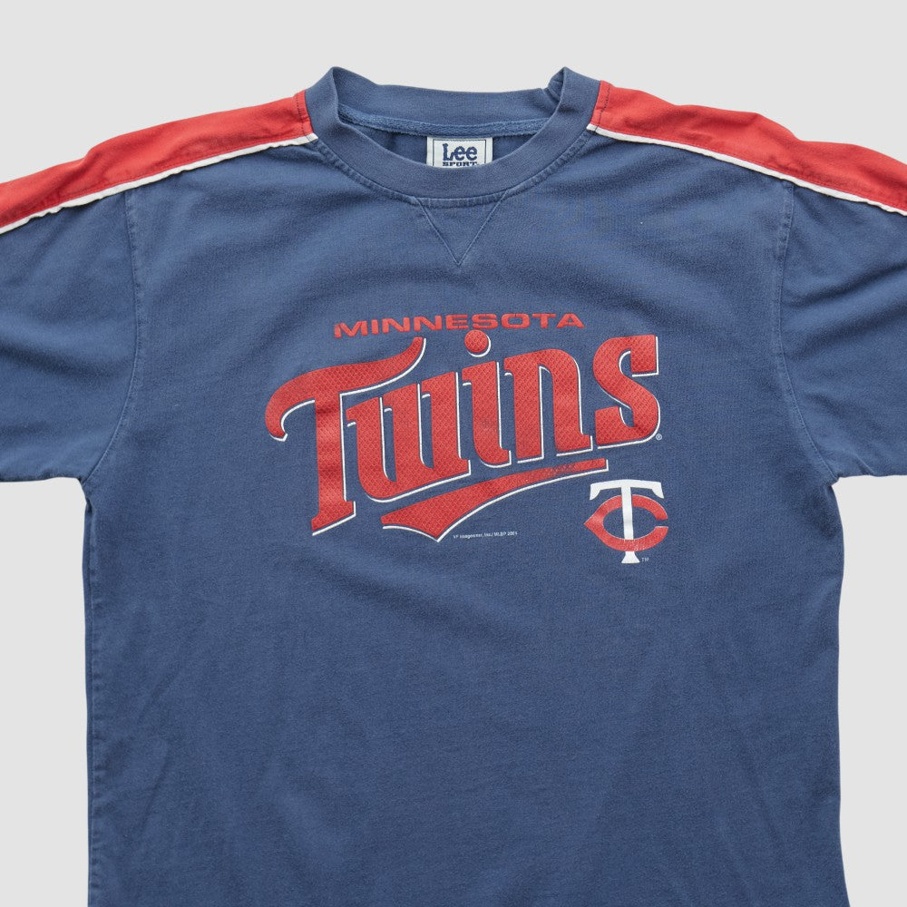 Minnesota Twins Lee Apparel T-shirt - Navy Vintage