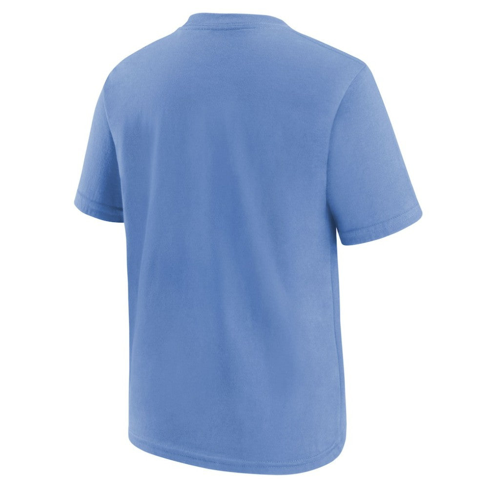 Chicago Cubs Youth Electric Bear Alternate T-Shirt - Light Blue | Nike