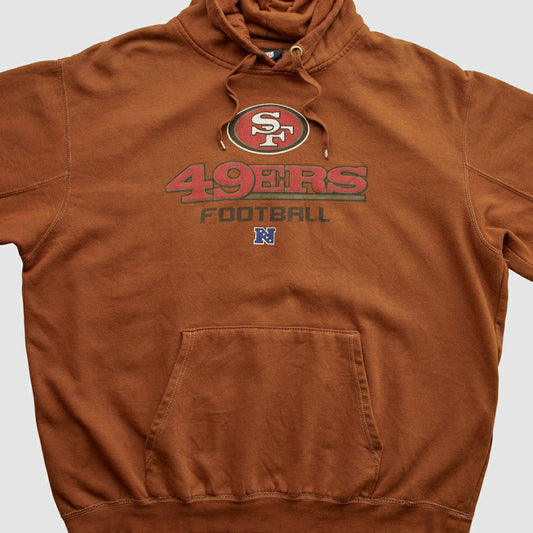 San Francisco 49ers NFL 2010s Hooded Pullover Sweatshirt - Clay Vintage discount