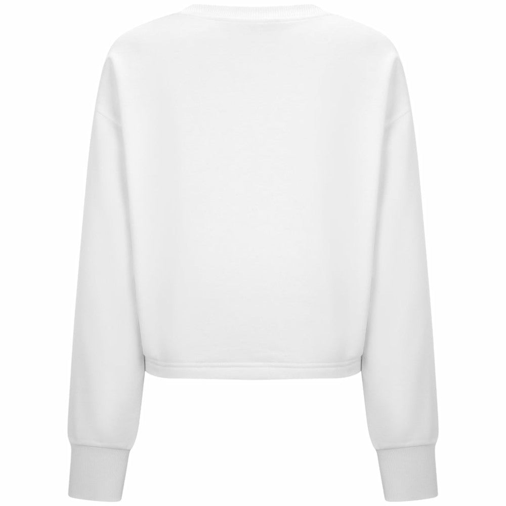 Tampa Bay Rays Levelwear Women's Judd Cornerstone Cropped Sweatshirt - White