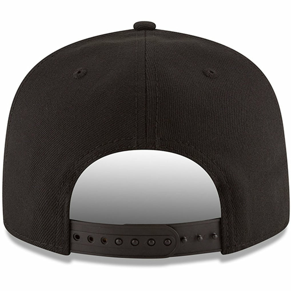 New Orleans Pelicans Black & White Logo 9FIFTY Adjustable Snapback Hat - Black | New Era for sale