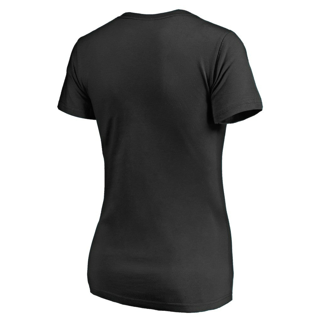 New Orleans Saints Women's Vintage Collection Victory Arch V-Neck T-Shirt - Black discount