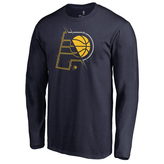 Indiana Pacers X-Ray Long Sleeve T-Shirt - Navy discount