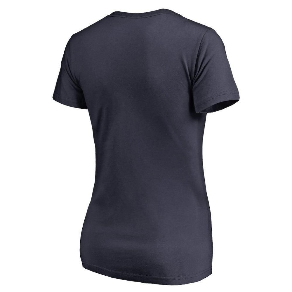 Washington Nationals Women's X-Ray V-Neck T-Shirt - Navy