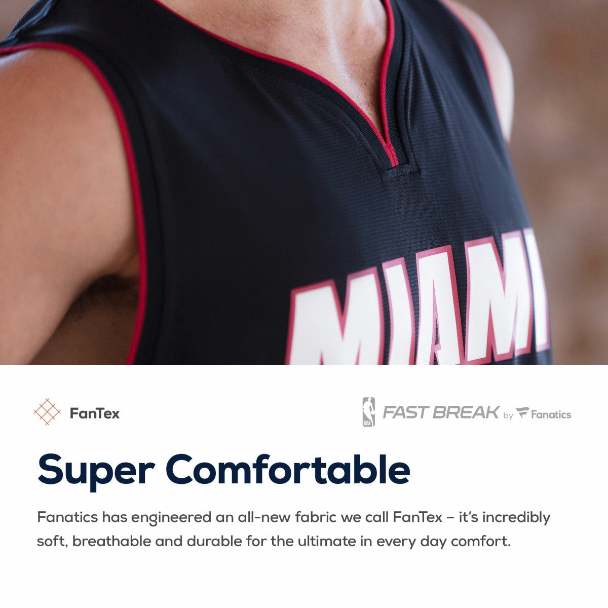 Bam Adebayo Miami Heat Fast Break Replica Player Jersey - Icon Edition - Black | Fanatics outlet