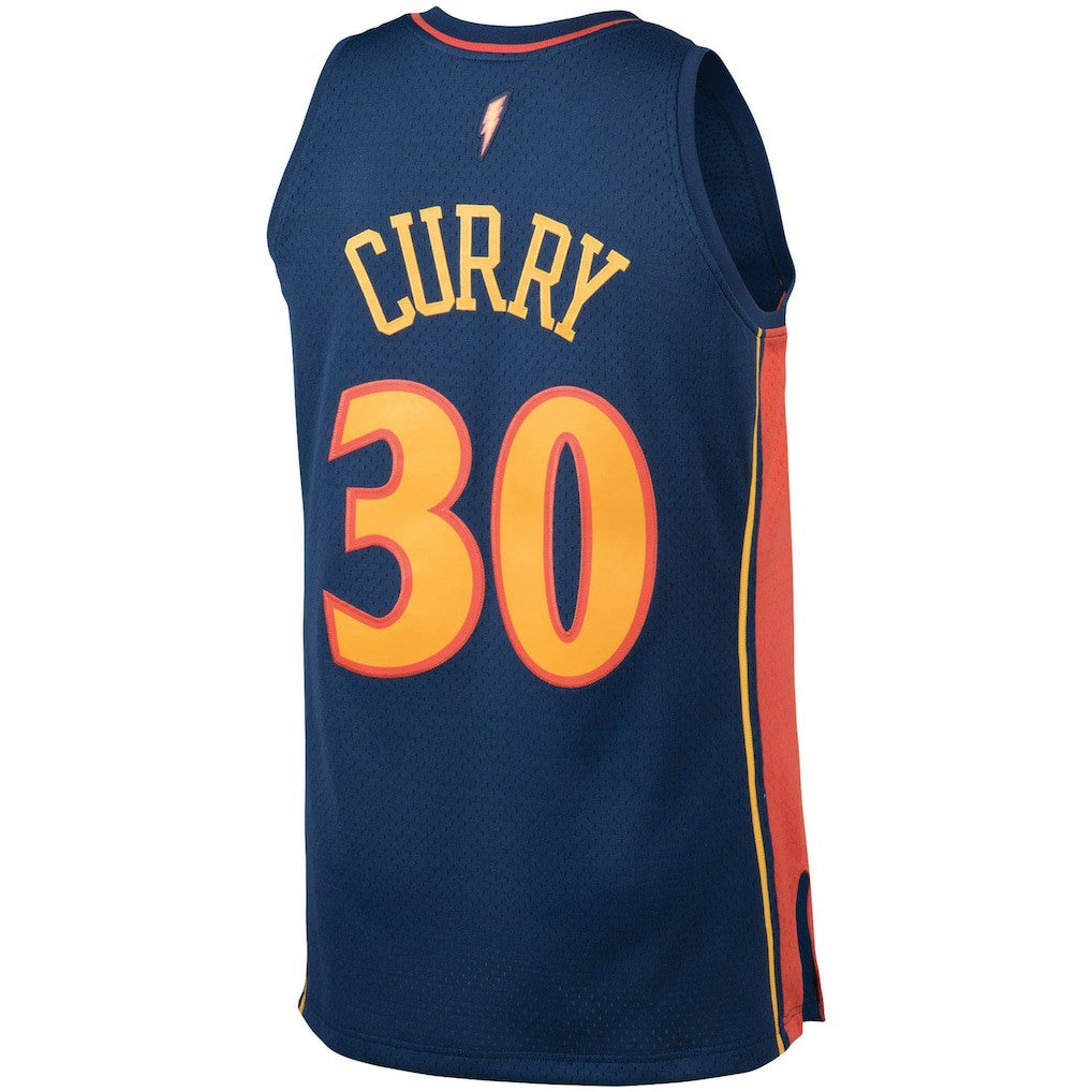 Stephen Curry Golden State Warriors 2009/10 Big & Tall Hardwood Classics Swingman Jersey sale - Navy | Mitchell & Ness cheap
