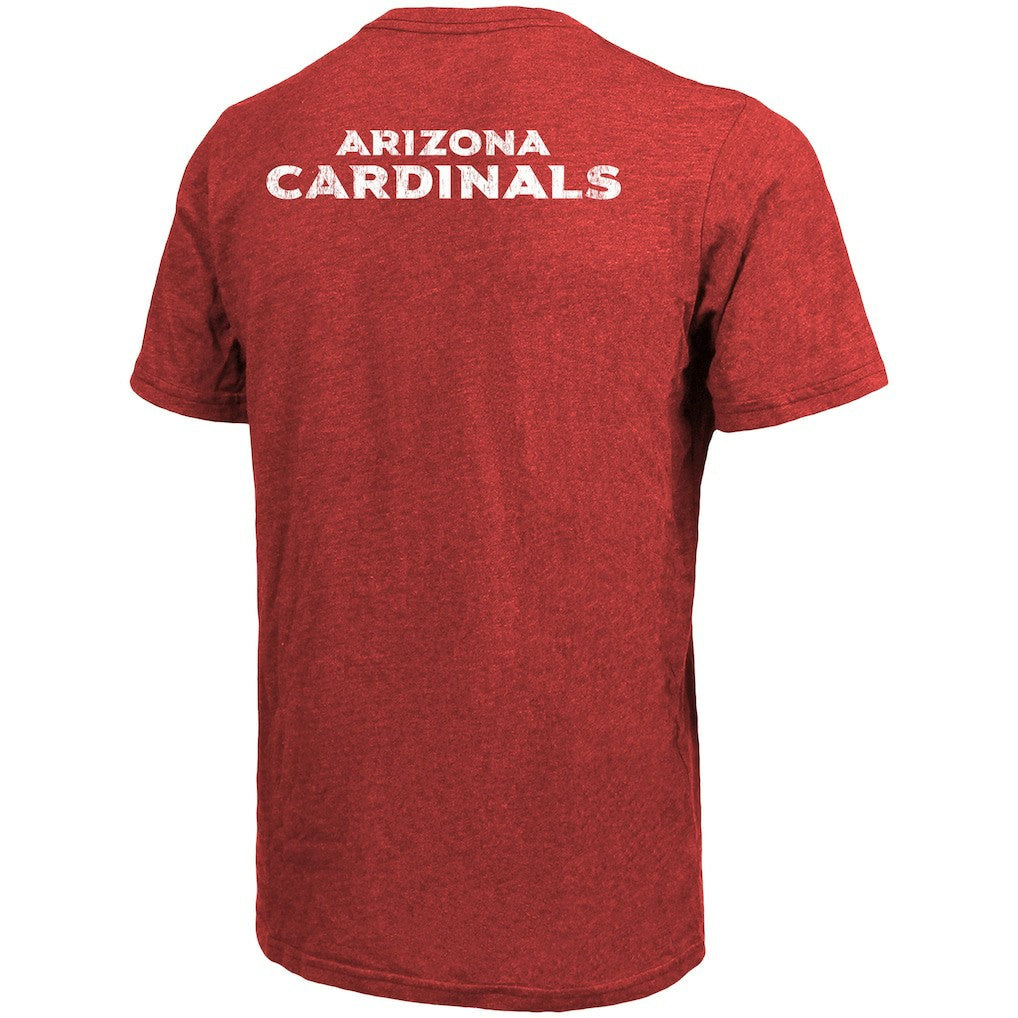 Arizona Cardinals Majestic Threads Tri-Blend Pocket T-Shirt - Cardinal on sale