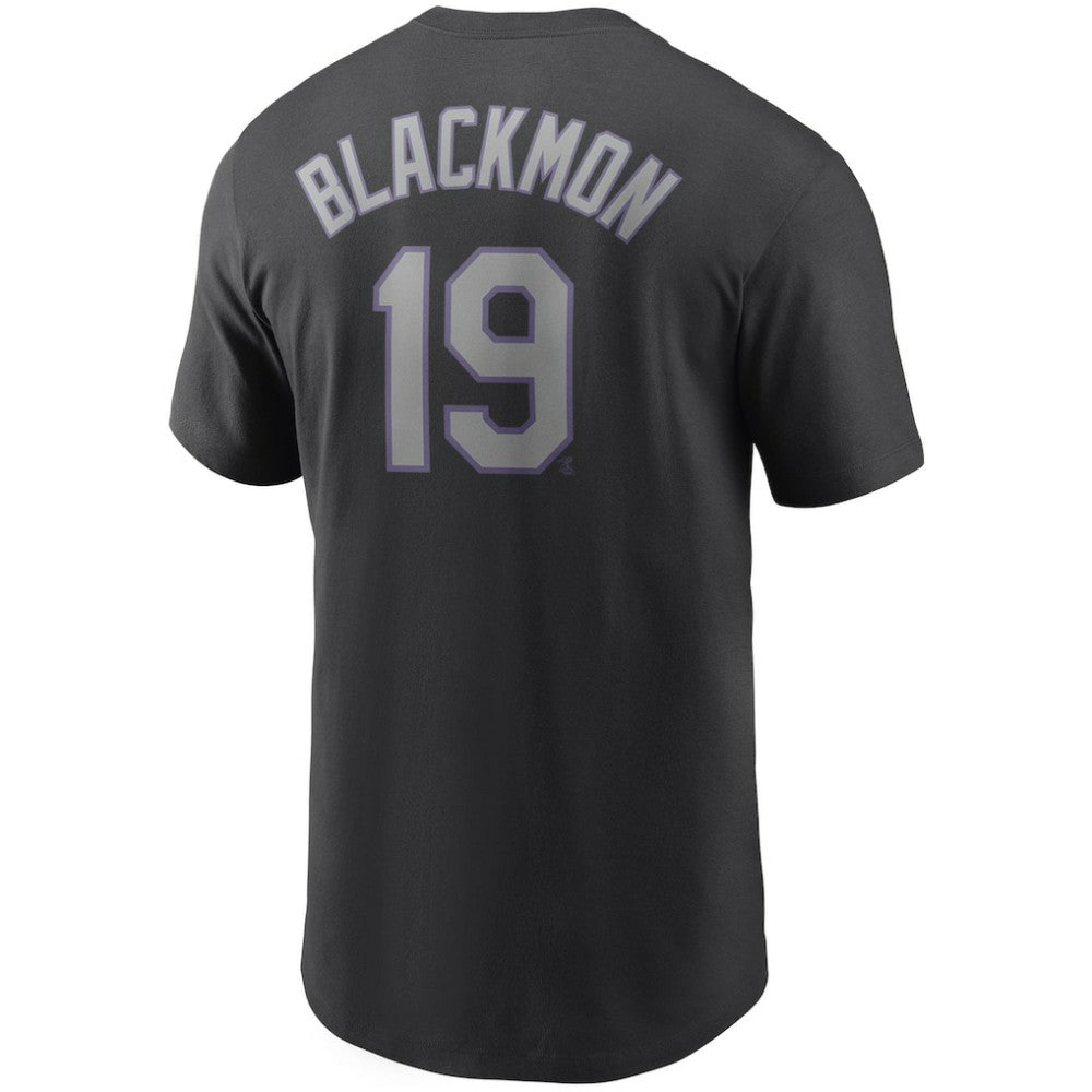 Charlie Blackmon Colorado Rockies Name & Number T-Shirt - Black | Nike
