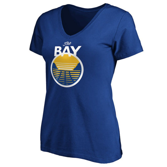 Golden State Warriors Women's The Bay Statement Edition V-Neck T-Shirt sale - Royal outlet