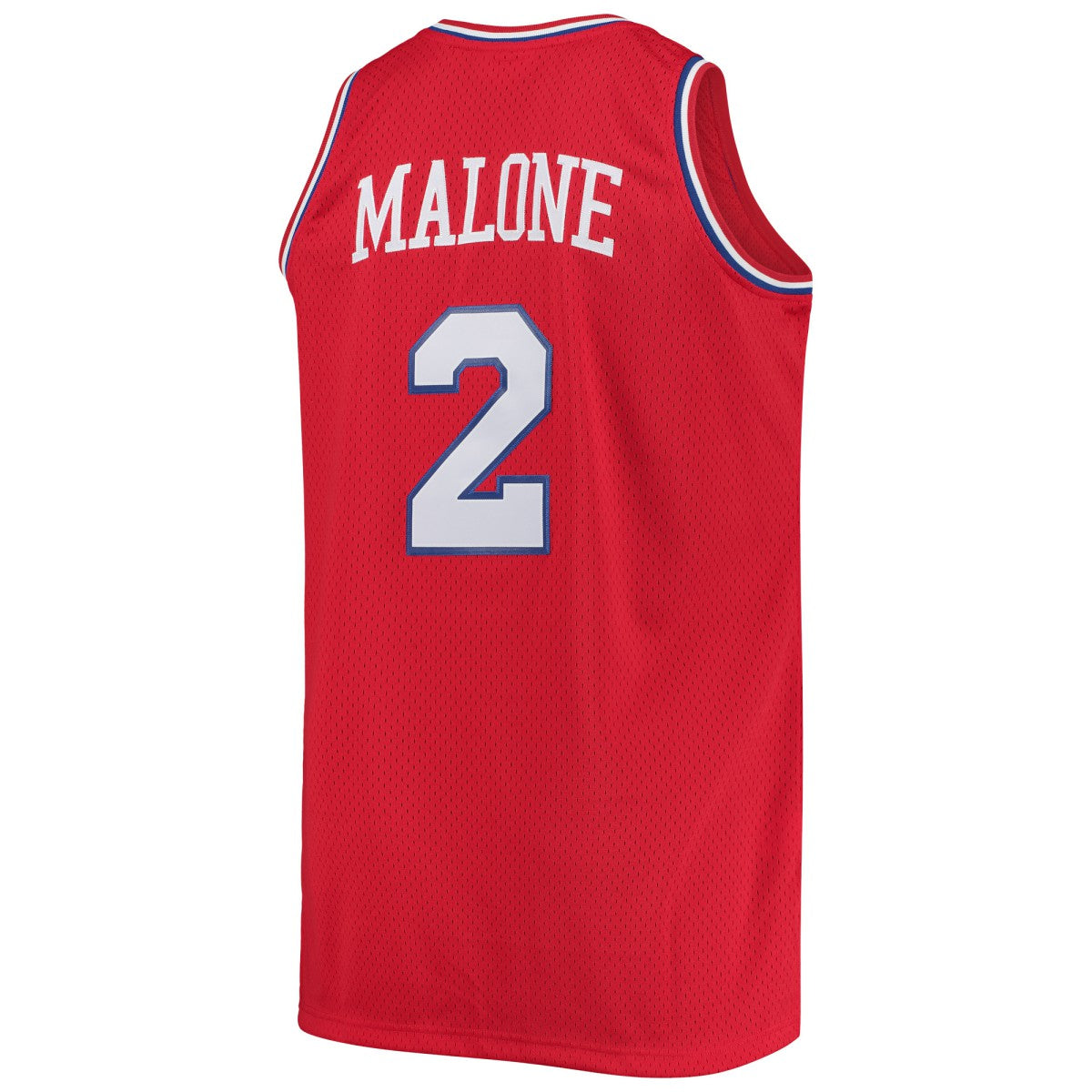 Moses Malone Philadelphia 76ers 1982/83 Big & Tall Hardwood Classics Swingman Jersey - Red | Mitchell & Ness for sale