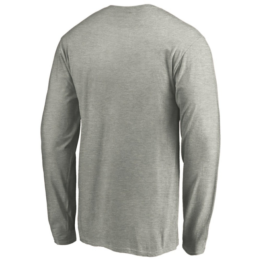 Washington Nationals Official Team Logo Long Sleeve T-Shirt - Heather Gray
