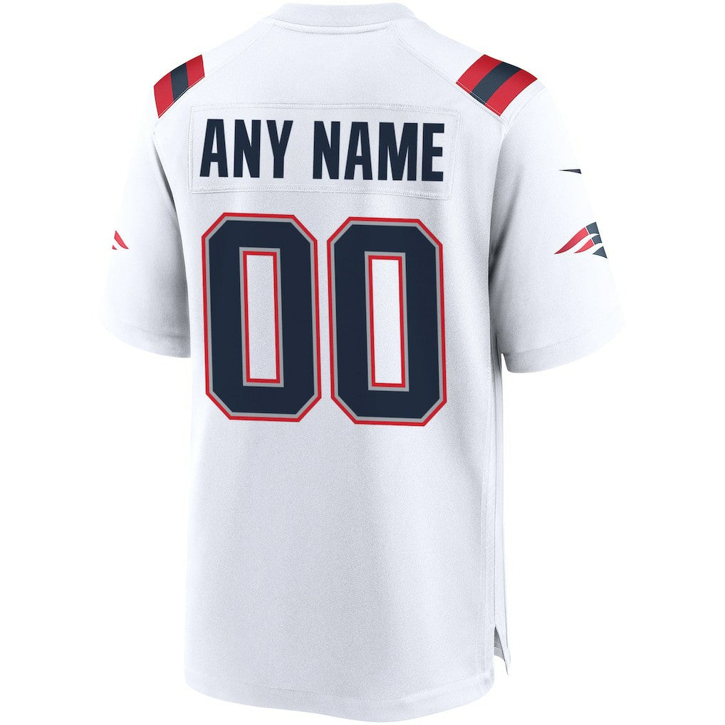 New England Patriots Custom Game Jersey - White | Nike on sale