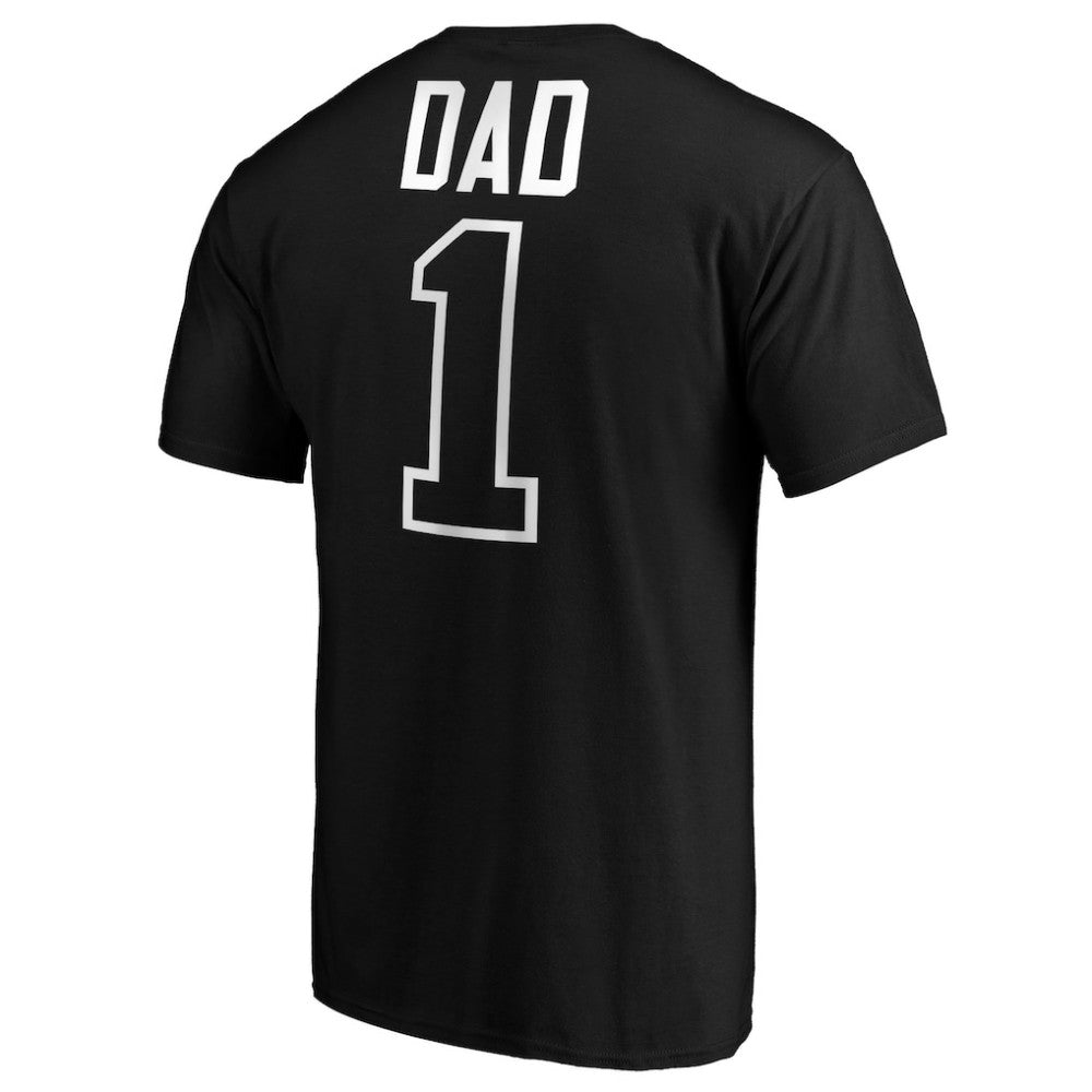 Miami Marlins Father's Day #1 Dad T-Shirt - Black
