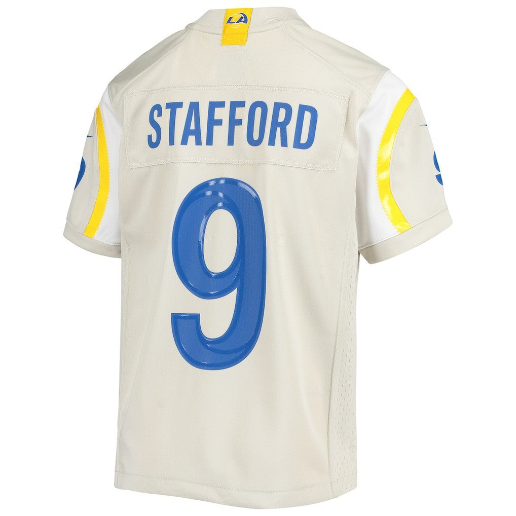 Matthew Stafford Los Angeles Rams Youth Game Jersey - Cream | Nike discount