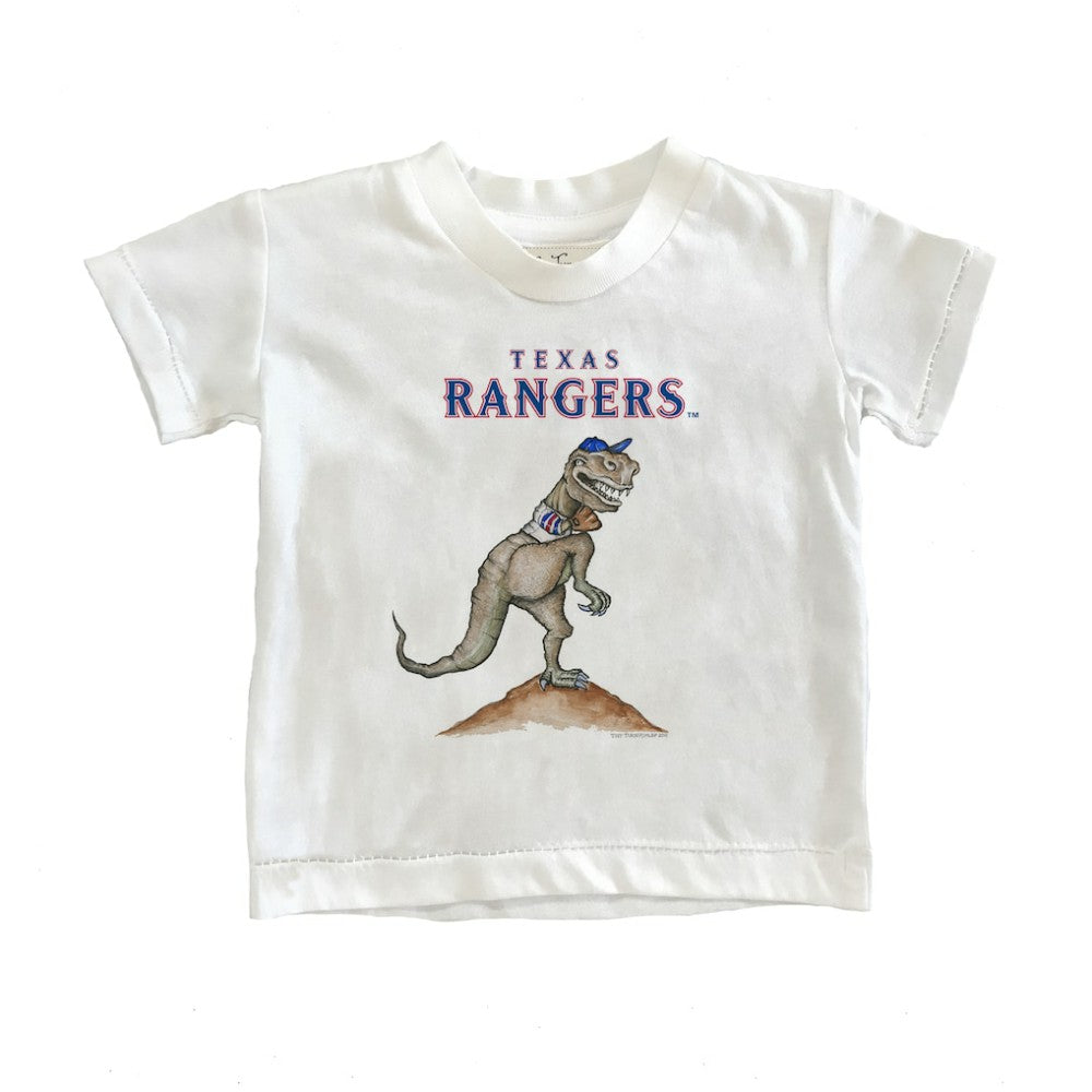 Texas Rangers Tiny Turnip Youth TT Rex T-Shirt - White