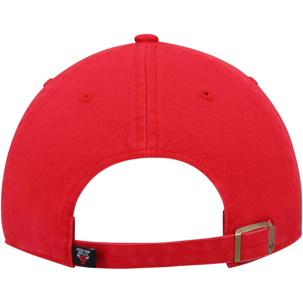 Chicago Bulls '47 Core Logo Clean Up Adjustable Hat - Red | 47 brand sale