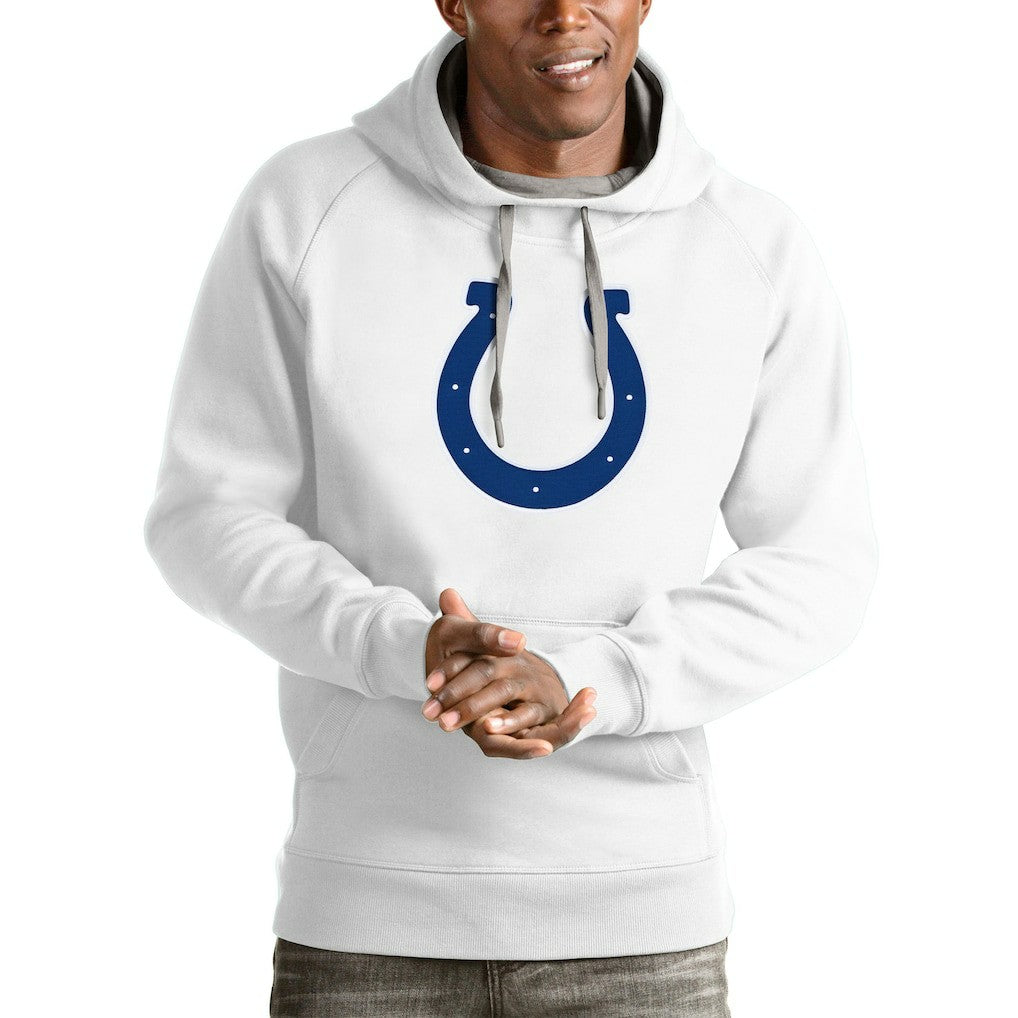 Indianapolis Colts Antigua Victory Pullover Hoodie - White for sale