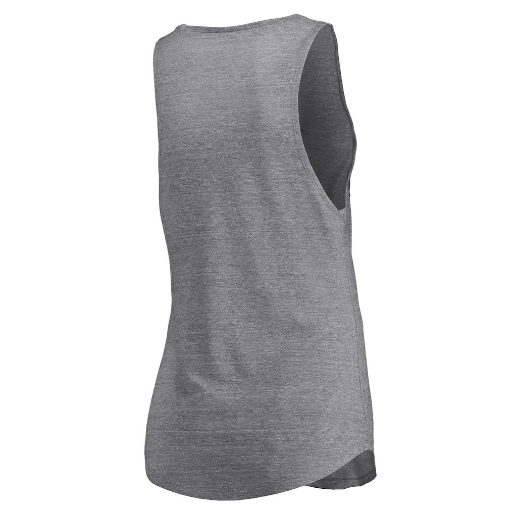 Dallas Mavericks Women's Quality Time Open Scoop Neck Tri-Blend Tank Top sale - Heathered Gray | Fanatics sale