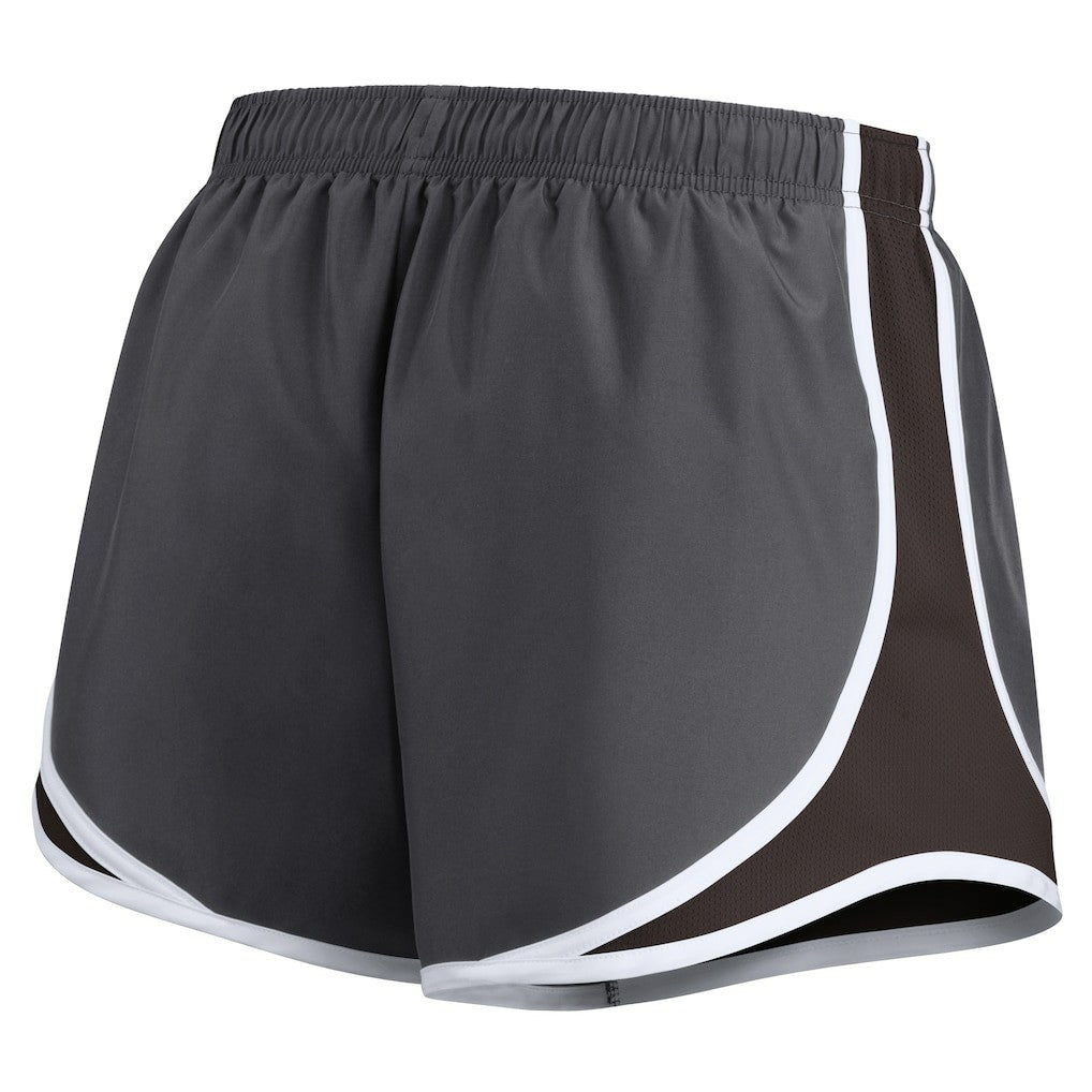 Cleveland Browns Women's Team Logo Performance Tempo Shorts - Charcoal | Nike sale