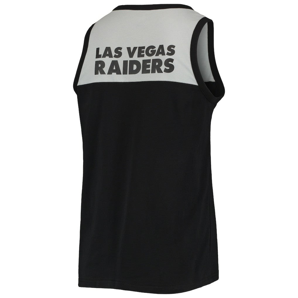 Las Vegas Raiders Starter Team Touchdown Fashion Tank Top - Black/Silver discount