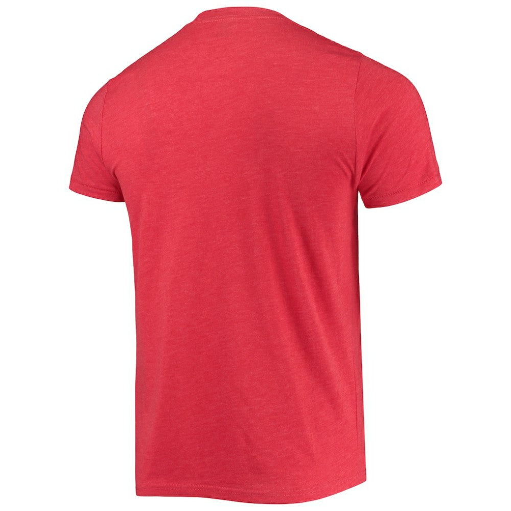Cleveland Guardians Homage Hyper Local Tri-Blend T-Shirt - Red