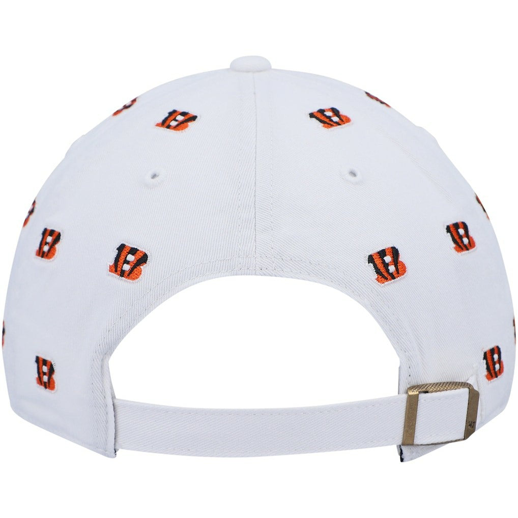 Cincinnati Bengals '47 Women's Confetti Clean Up Adjustable Hat - White sale