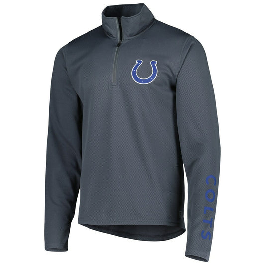 Indianapolis Colts MSX by Michael Strahan Half-Zip Pullover - Charcoal cheap