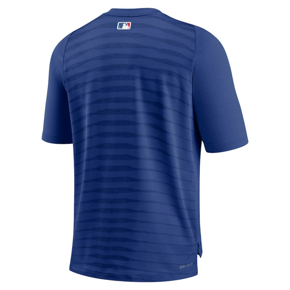 Chicago Cubs Authentic Collection Pregame Raglan Performance V-Neck T-Shirt - Royal | Nike