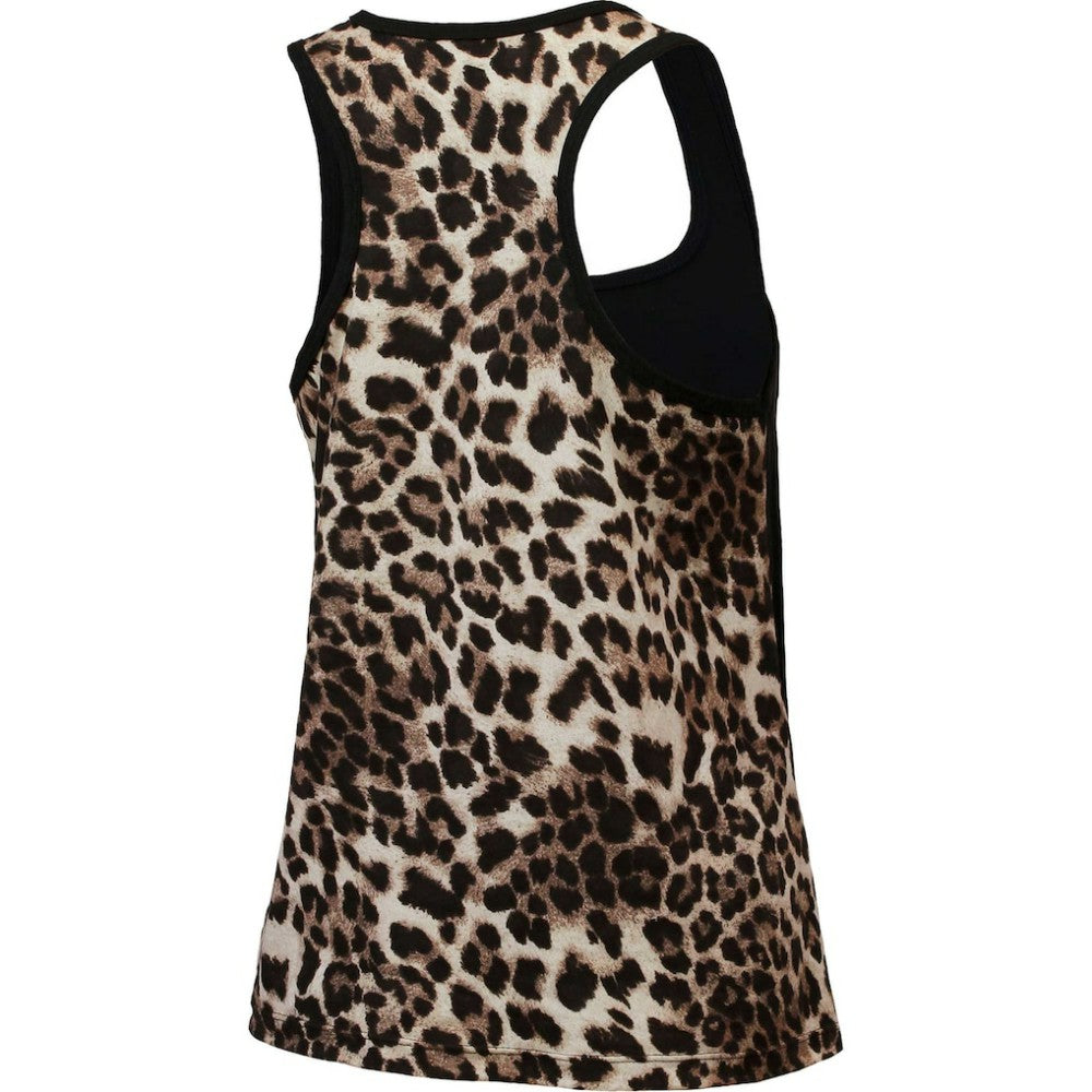 Chicago Cubs Majestic Threads Women's Leopard Tank Top - Black